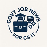 Аватар канала Govt. CS/IT Job News & Study material