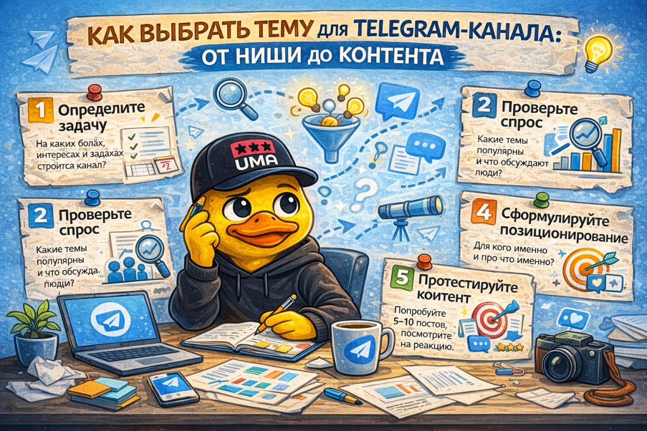 Как выбрать тему для Telegram-канала: советы и стратегии — иллюстрация 1